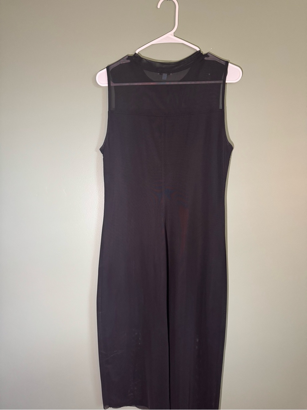 pistola Black Sleeveless Midi Dress